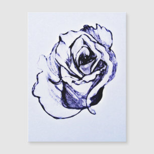 Blume Magnetkarte