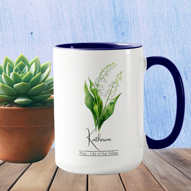 Blume Mai Lily of the Valley Tasse (Von Creator hochgeladen)