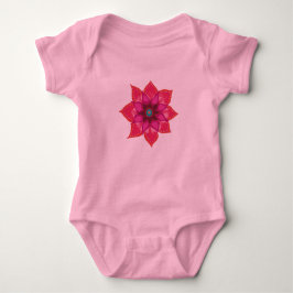 Blume mandala Baby Jersey Bodysuit Baby Strampler