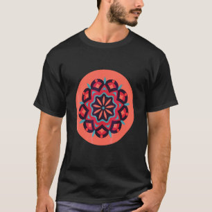 Blume Mandala Blumenmuster Rose T-Shirt