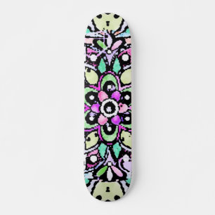 Blume Mandala Design Skateboard