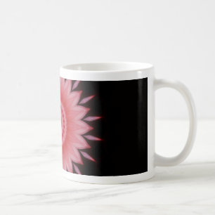 Blume Mandala in Rosa Tasse