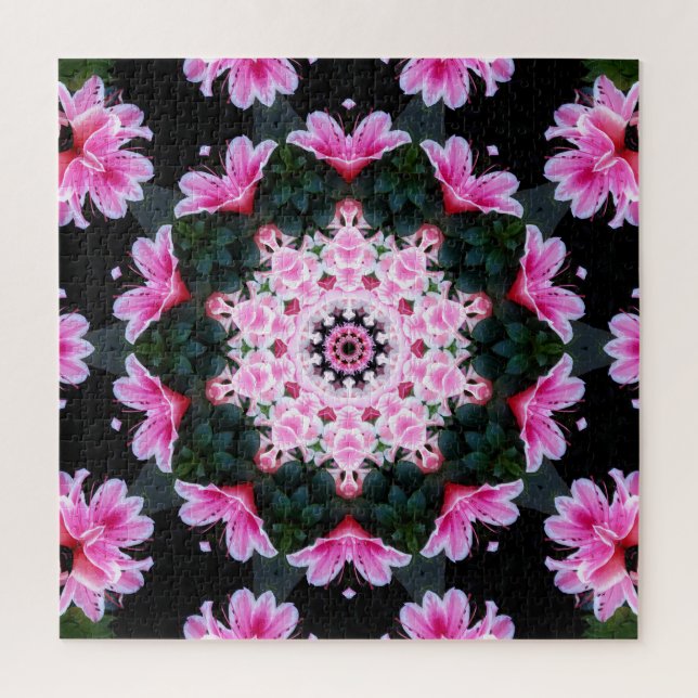 Blume Mandala Jigsaw Puzzle (Vertikal)