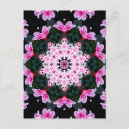 Blume Mandala Post Card Postkarte