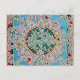 Blume Mandala Postcard Postkarte
