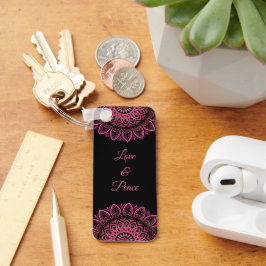 Blume Mandala Schlüsselanhänger