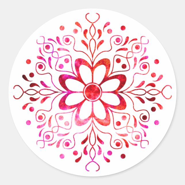 Blume Mandala Stickers