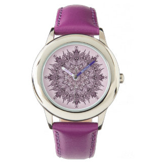 Blume Mandala Uhr