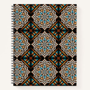 Blume Mandala Weave Spiral Notebook Notizbuch
