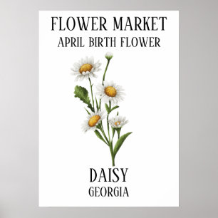 Blume Market Birth Blume APRIL Art Print Poster