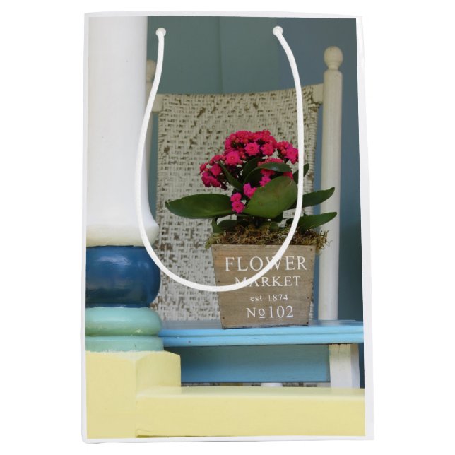 Blume Market Blume Pot - Martha's Vineyard Mittlere Geschenktüte (Vorderseite)