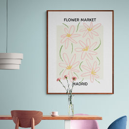 Blume Market Editable Madrid Poster