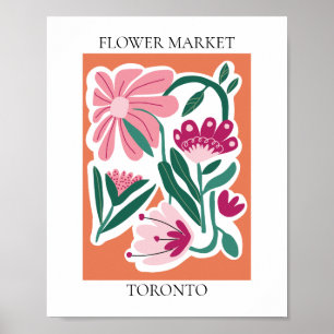 Blume Market Editable Poster