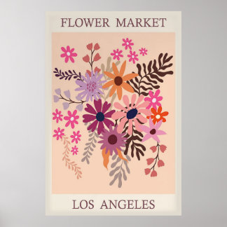 Blume Market Los Angeles Poster