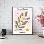 Blume Market Madrid, Wall Art Design Leinwanddruck<br><div class="desc">Fügen Sie Ihrer Zuhause eine Touch des modernen skandinavischen Designs mit diesem atemberaubenden abstrakten Landschaftsdruck hinzu.</div>