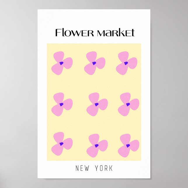 Blume Market New York Poster (Vorne)