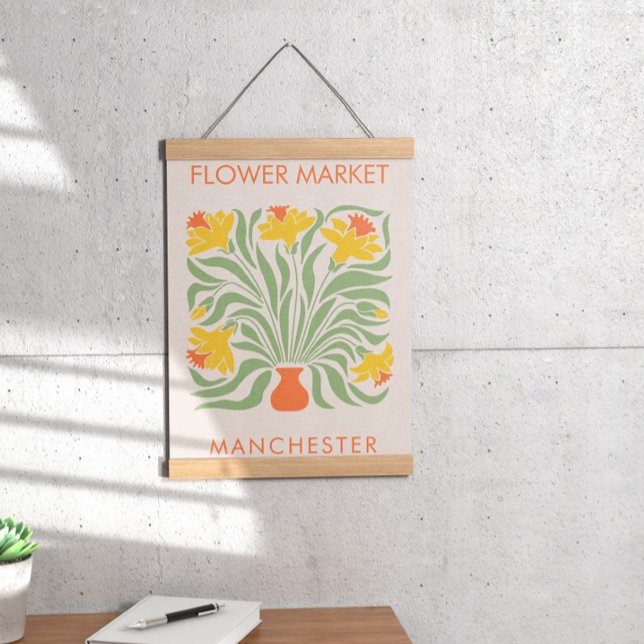 Blume Markt Abstrakte Retro-Dioden Poster (Von Creator hochgeladen)