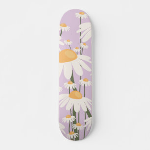 Blume Markt Amsterdam Abstrakt Retro Daisies Skateboard