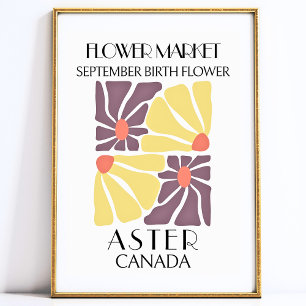 Blume Markt Birma Blume SEPTEMBER Kunstdruckerei Poster