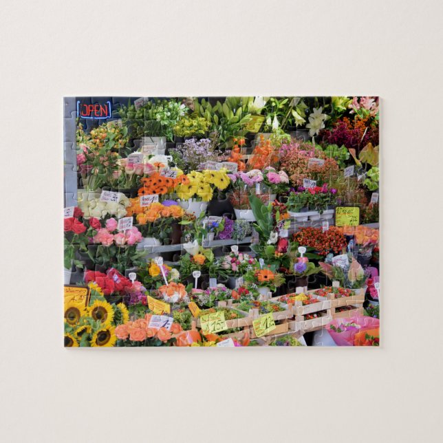 Blume Markt - Straßen Deutschlands - 8x10 - 110 St Puzzle (Horizontal)