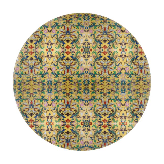 Blume Markt Vintag Gelbe Wildblume Botanische Schneidebrett (Vorderseite)