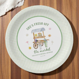 Blume Markt vor dem Brautparty des Marktes Pappteller