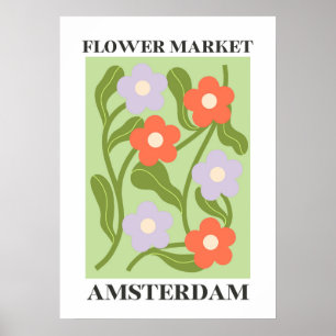 Blume Marktplakat für Wohngestaltung Poster