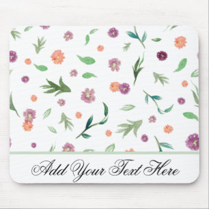 Blume-Maus-Pad für Wasserfarben - Sondergeschenk f Mousepad
