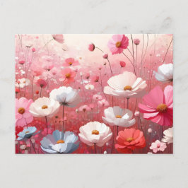 Blume Meadow Ästhetik Vintag Postkarte