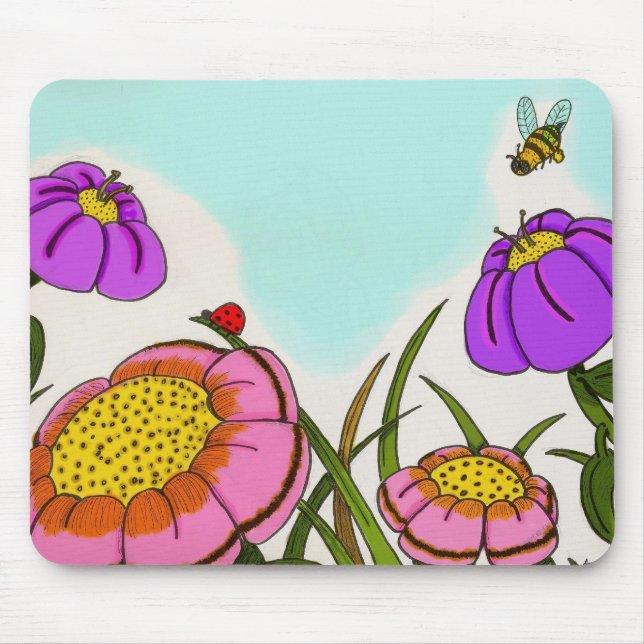 Blume Meadow Mousepad (Vorne)