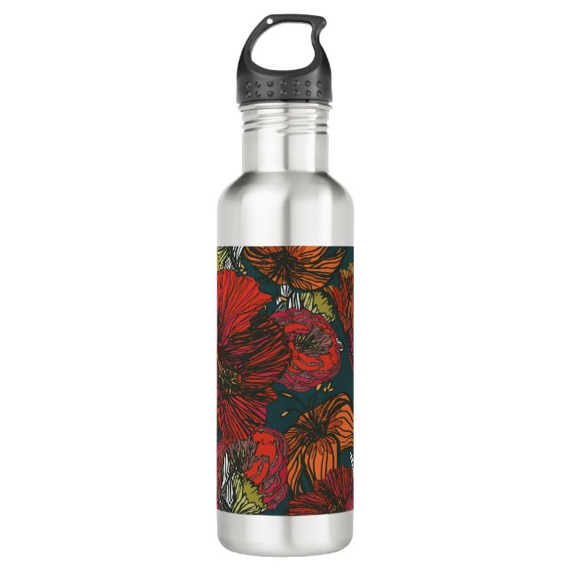 Blume Medley Edelstahlflasche (Vorderseite)