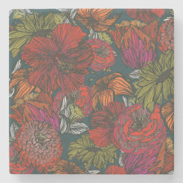 Blume Medley Steinuntersetzer