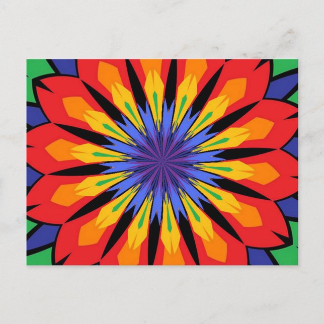 BLUME MICH, BABY POSTKARTE (Vorderseite)