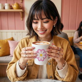 Blume Milchtasse