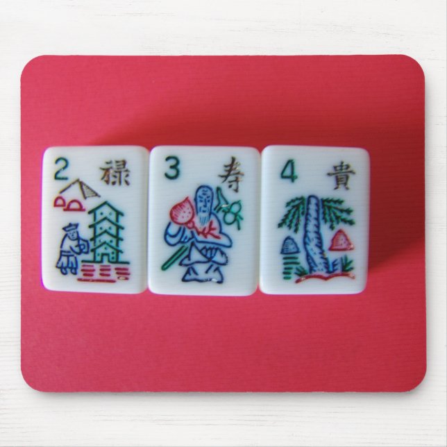 Blume Milliamperestunde-Jongg Mousepad (Vorne)