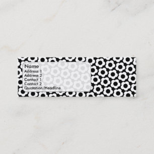 Blume Mini Visitenkarte