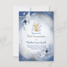 Blume mit blauen Aquarellfarben