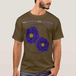 Blume mit blauen Blüten 2 T-Shirt