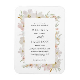 Blume mit Creme und Blush Magnet