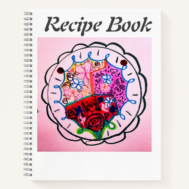 Blume mit gesäugtem Aussehen Notizbuch (Vorderseite)