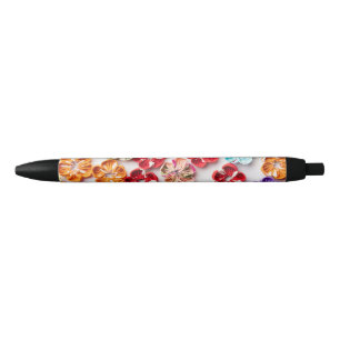 Blume mit Handnähte, Multicolor Kugelschreiber