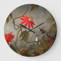 Blume mit Hummingbirds Heade