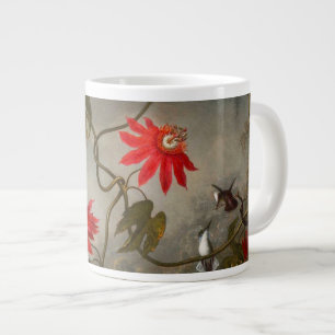 Blume mit Hummingbirds Heade Jumbo-Tasse