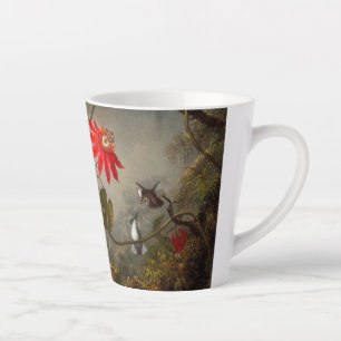 Blume mit Hummingbirds Heade Milchtasse