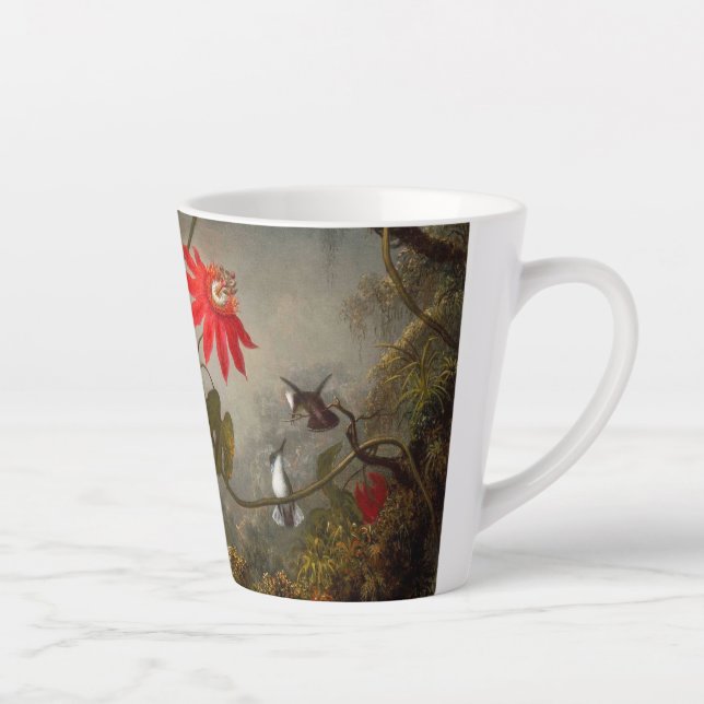 Blume mit Hummingbirds Heade Milchtasse (Rechts)