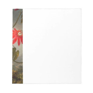 Blume mit Hummingbirds Heade Notizblock
