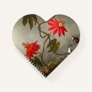 Blume mit Hummingbirds Heade Notizbuch