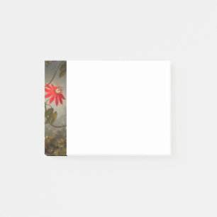 Blume mit Hummingbirds Heade Post-it Klebezettel