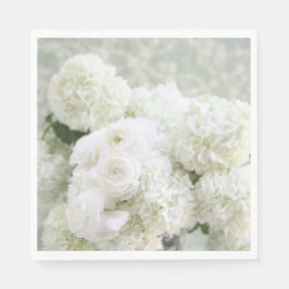 Blume mit Hydrangeas Serviette