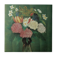 Blume mit Ivy von Henri Rousseau, Vintage Blüte